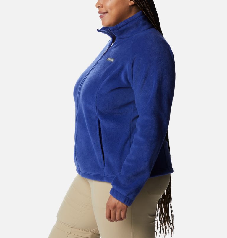 Thumbnail: Veste à fermeture éclair complète Benton Springs pour femme – Grandes tailles, Color: Dark Sapphire, image 3