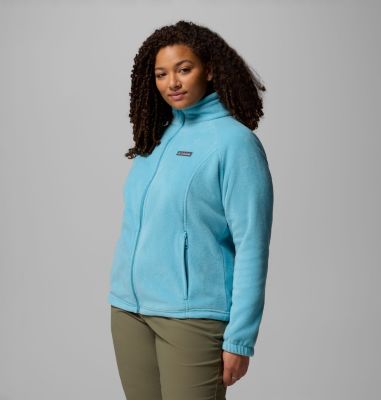 Women's Benton Springs Full Zip Fleece Jacket - Plus Size, Color: Vintage Blue, image 16