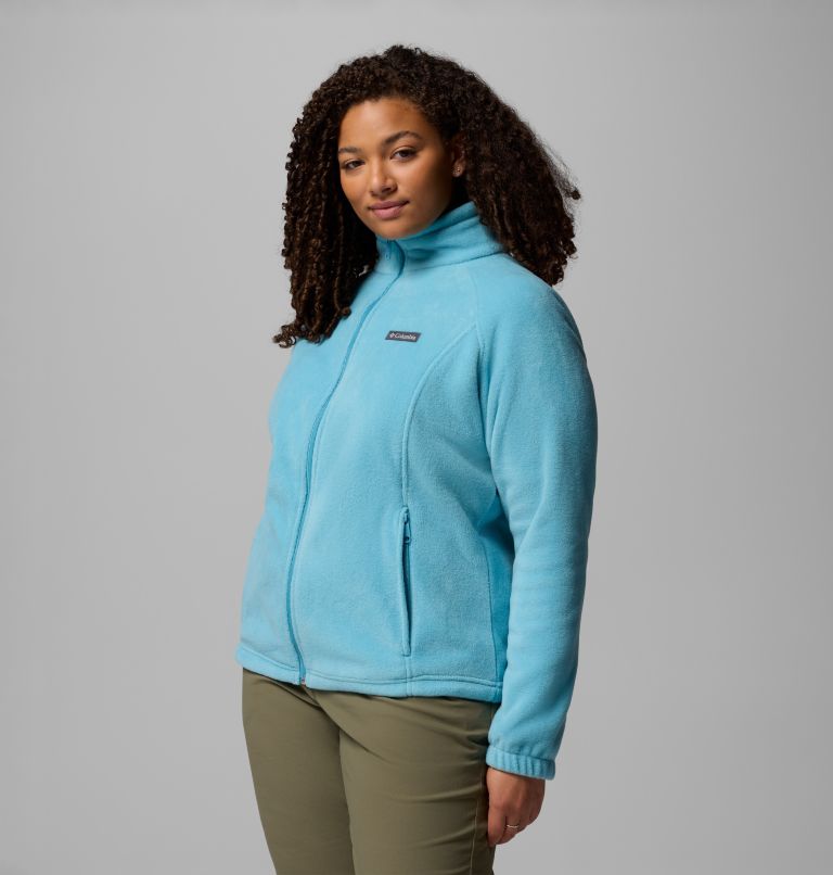 Women's Benton Springs Full Zip Fleece Jacket - Plus Size, Color: Vintage Blue, image 4
