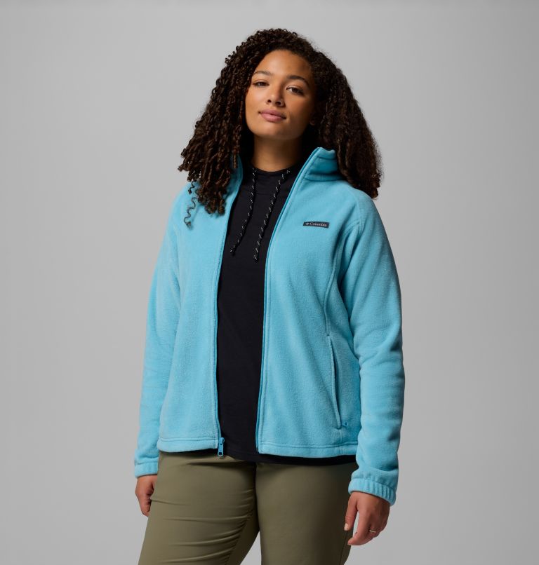 Women's Benton Springs Full Zip Fleece Jacket - Plus Size, Color: Vintage Blue, image 5