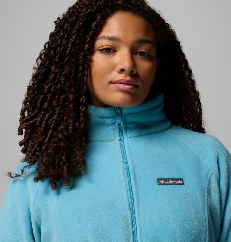 Women's Benton Springs Full Zip Fleece Jacket - Plus Size, Color: Vintage Blue, image 6