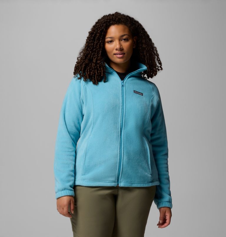 Women's Benton Springs Full Zip Fleece Jacket - Plus Size, Color: Vintage Blue, image 1
