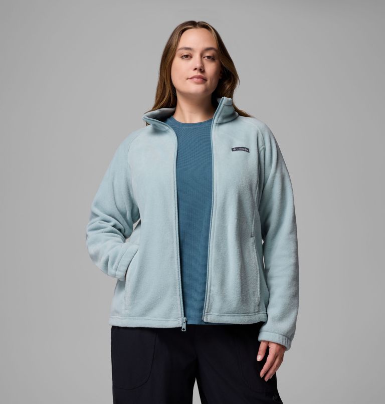 Women's Benton Springs Full Zip Fleece Jacket - Plus Size, Color: Crushed Blue, image 5