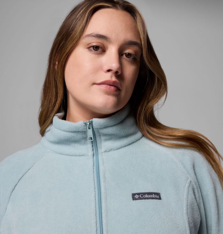 Women's Benton Springs Full Zip Fleece Jacket - Plus Size, Color: Crushed Blue, image 6
