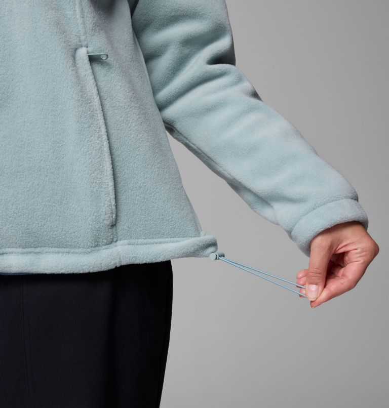 Women's Benton Springs Full Zip Fleece Jacket - Plus Size, Color: Crushed Blue, image 7