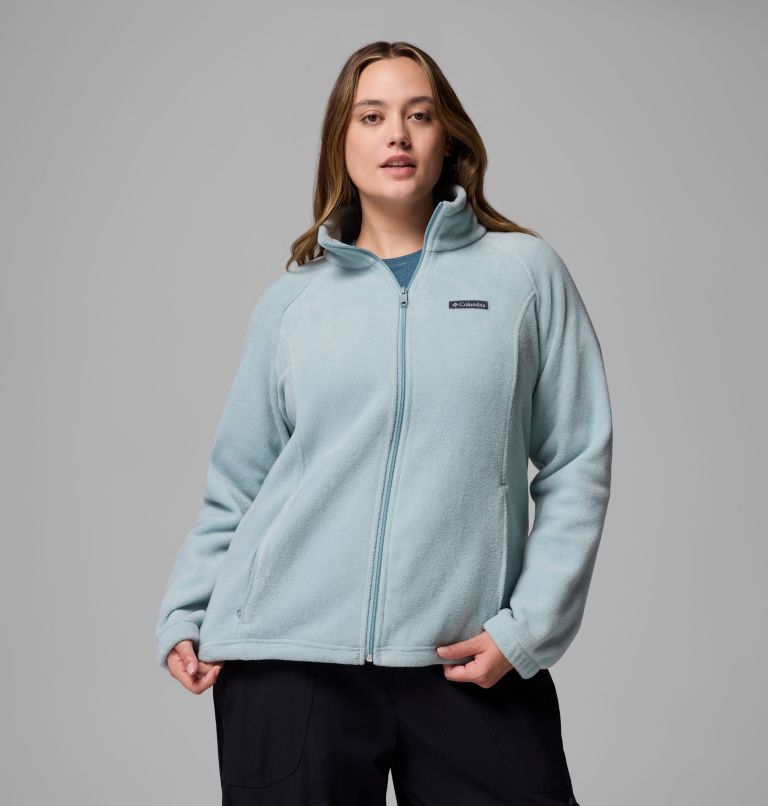 Women's Benton Springs Full Zip Fleece Jacket - Plus Size, Color: Crushed Blue, image 1
