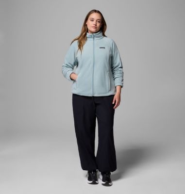 Women's Benton Springs Full Zip Fleece Jacket - Plus Size, Color: Crushed Blue, image 18