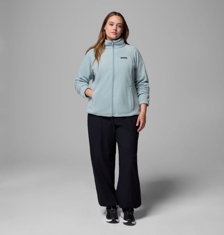 Women's Benton Springs Full Zip Fleece Jacket - Plus Size, Color: Crushed Blue, image 2