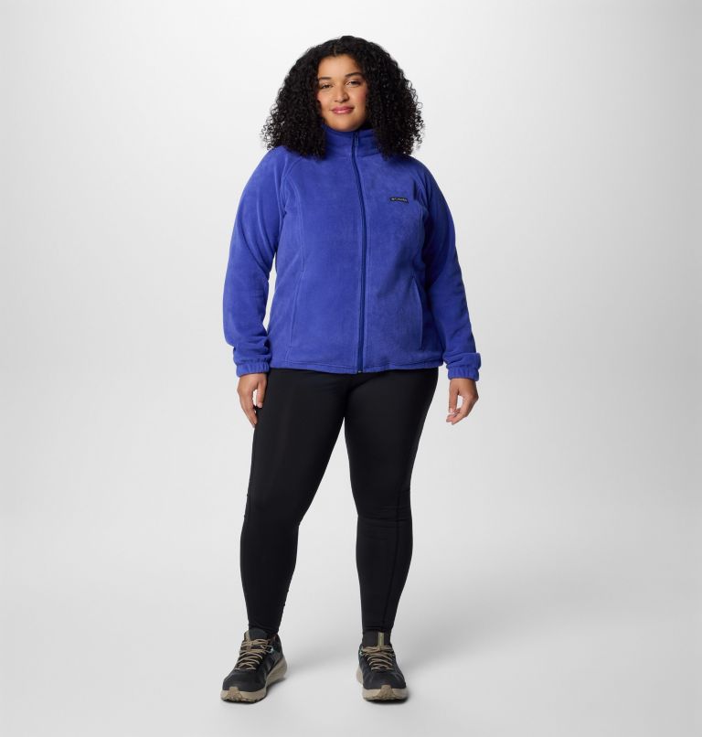 Women's Benton Springs Full Zip Fleece Jacket - Plus Size, Color: Clematis Blue, image 3