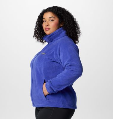Women's Benton Springs Full Zip Fleece Jacket - Plus Size, Color: Clematis Blue, image 60