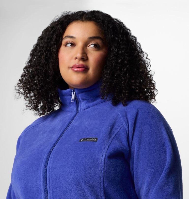 Women's Benton Springs Full Zip Fleece Jacket - Plus Size, Color: Clematis Blue, image 5