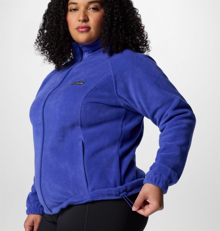 Women's Benton Springs Full Zip Fleece Jacket - Plus Size, Color: Clematis Blue, image 6