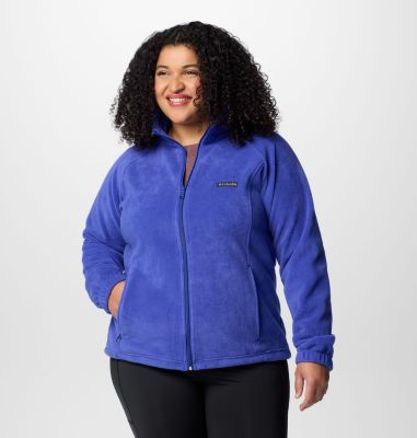 Women's Benton Springs Full Zip Fleece Jacket - Plus Size, Color: Clematis Blue, image 57