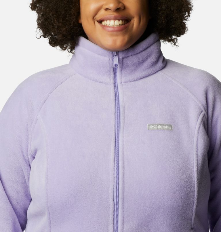 Women's Benton Springs Full Zip Fleece Jacket - Plus Size, Color: Frosted Purple, image 4