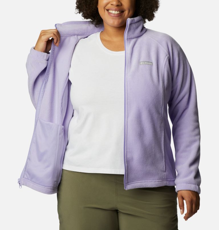 Women's Benton Springs Full Zip Fleece Jacket - Plus Size, Color: Frosted Purple, image 5