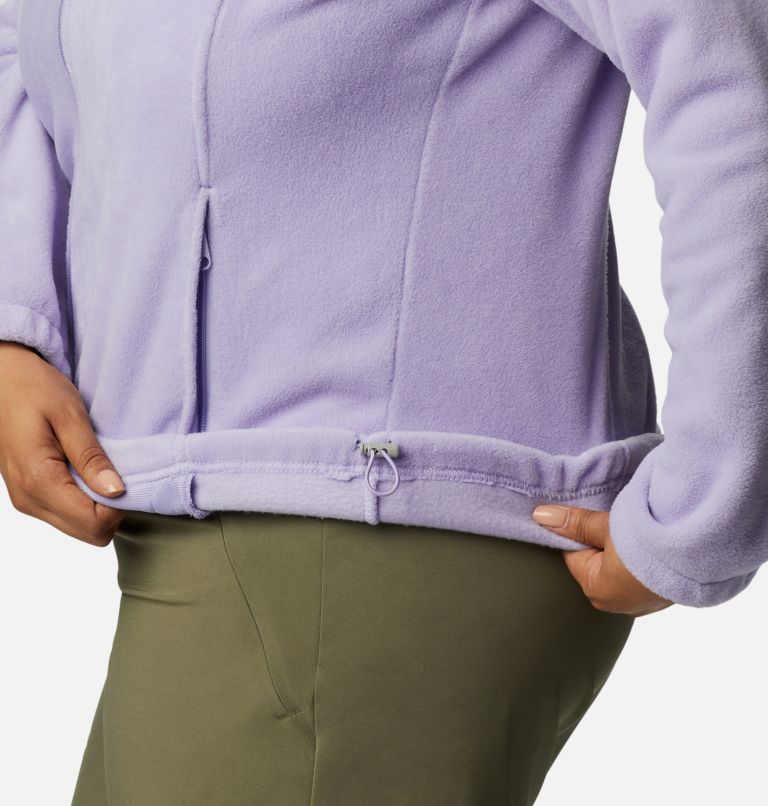 Thumbnail: Women's Benton Springs Full Zip Fleece Jacket - Plus Size, Color: Frosted Purple, image 6