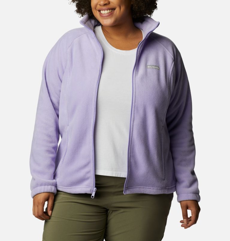 Thumbnail: Women's Benton Springs Full Zip Fleece Jacket - Plus Size, Color: Frosted Purple, image 7