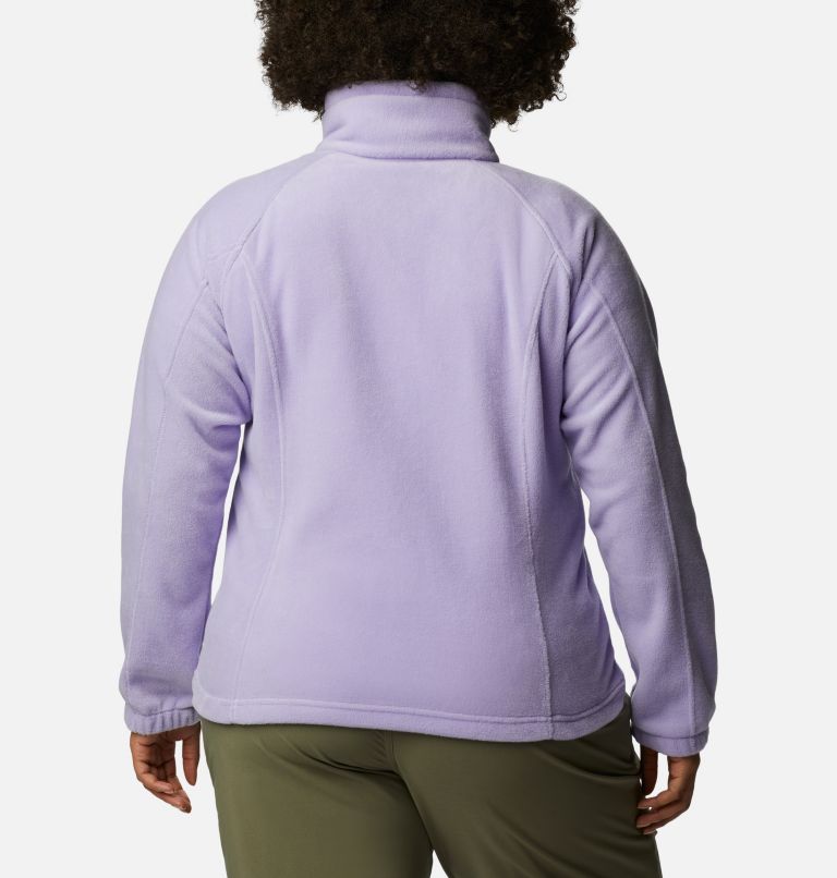 Women's Benton Springs Full Zip Fleece Jacket - Plus Size, Color: Frosted Purple, image 2