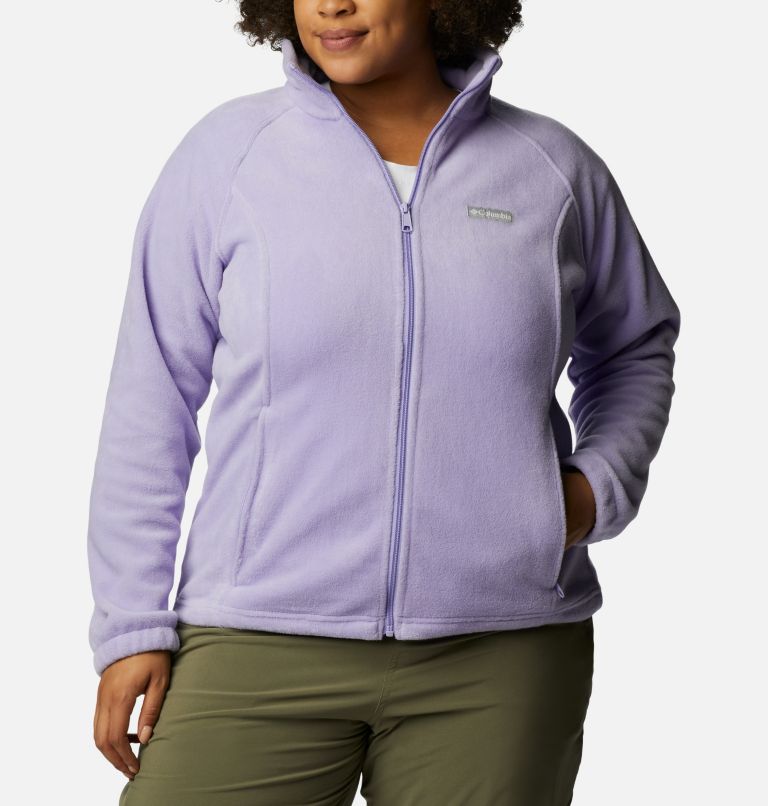 Thumbnail: Women's Benton Springs Full Zip Fleece Jacket - Plus Size, Color: Frosted Purple, image 1