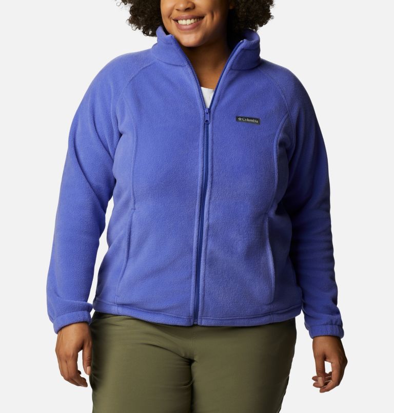 Veste à fermeture éclair complète Benton Springs pour femme – Grandes tailles, Color: Purple Lotus, image 1