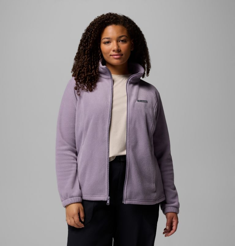 Women's Benton Springs Full Zip Fleece Jacket - Plus Size, Color: Shale Purple, image 5