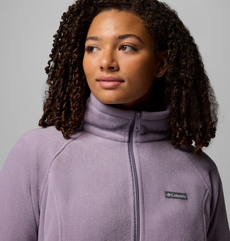 Women's Benton Springs Full Zip Fleece Jacket - Plus Size, Color: Shale Purple, image 6