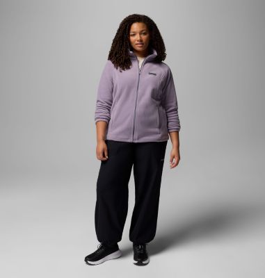 Women's Benton Springs Full Zip Fleece Jacket - Plus Size, Color: Shale Purple, image 26