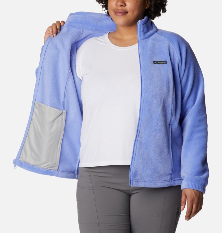 Thumbnail: Women's Benton Springs Full Zip Fleece Jacket - Plus Size, Color: Serenity, image 5