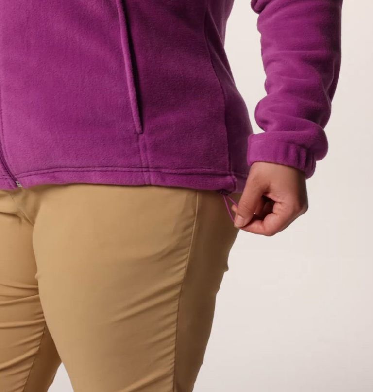 Women's Benton Springs Full Zip Fleece Jacket - Plus Size, Color: Razzle