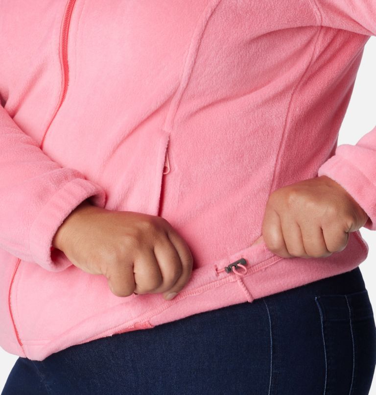 Thumbnail: Women's Benton Springs Full Zip Fleece Jacket - Plus Size, Color: Camellia Rose, image 6