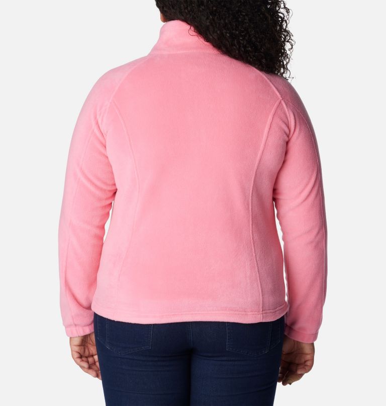 Women's Benton Springs Full Zip Fleece Jacket - Plus Size, Color: Camellia Rose, image 2