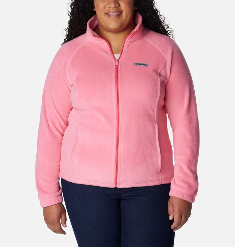 Women's Benton Springs Full Zip Fleece Jacket - Plus Size, Color: Camellia Rose, image 1
