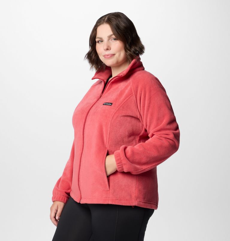 Women's Benton Springs Full Zip Fleece Jacket - Plus Size, Color: Daredevil, image 4