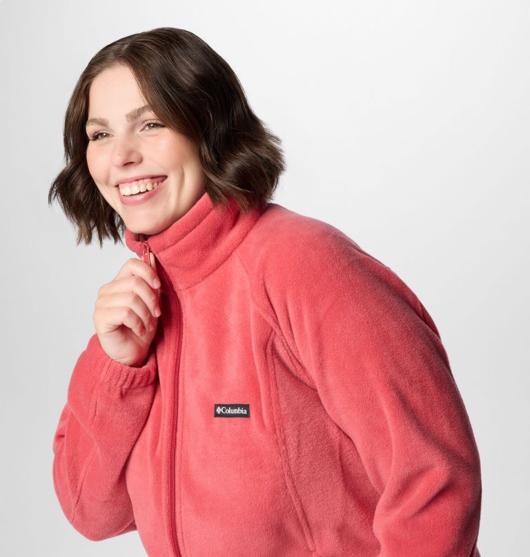 Women's Benton Springs Full Zip Fleece Jacket - Plus Size, Color: Daredevil, image 5