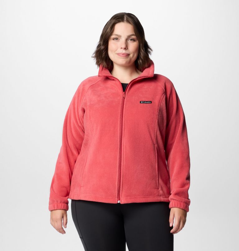 Women's Benton Springs Full Zip Fleece Jacket - Plus Size, Color: Daredevil, image 1