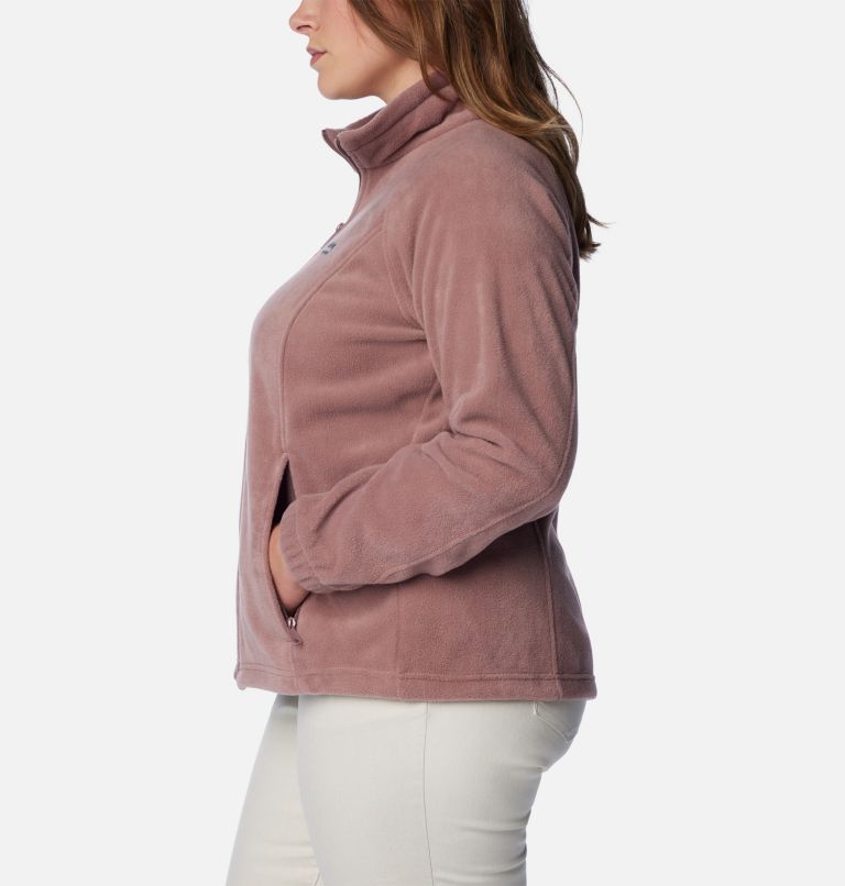 Women's Benton Springs Full Zip Fleece Jacket - Plus Size, Color: Fig, image 3
