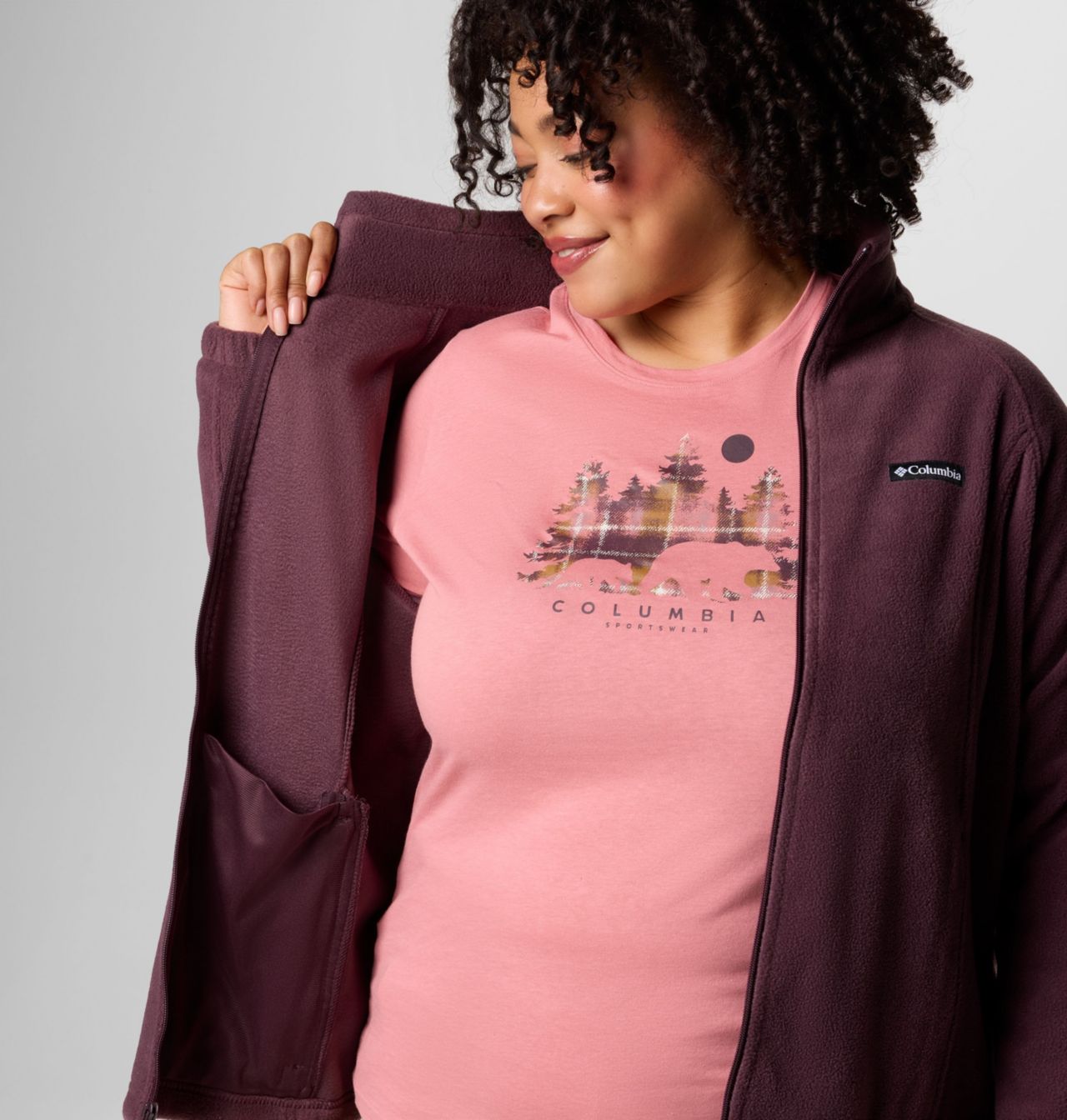 Women's Benton Springs™ Full Zip Fleece Jacket - Plus Size 7