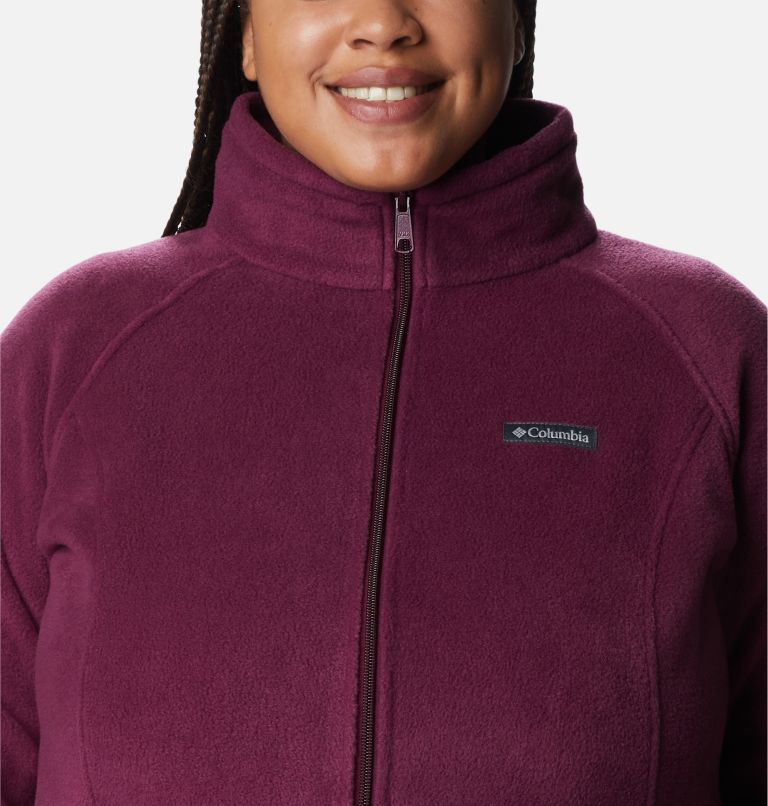Women's Benton Springs Full Zip Fleece Jacket - Plus Size, Color: Marionberry, image 4