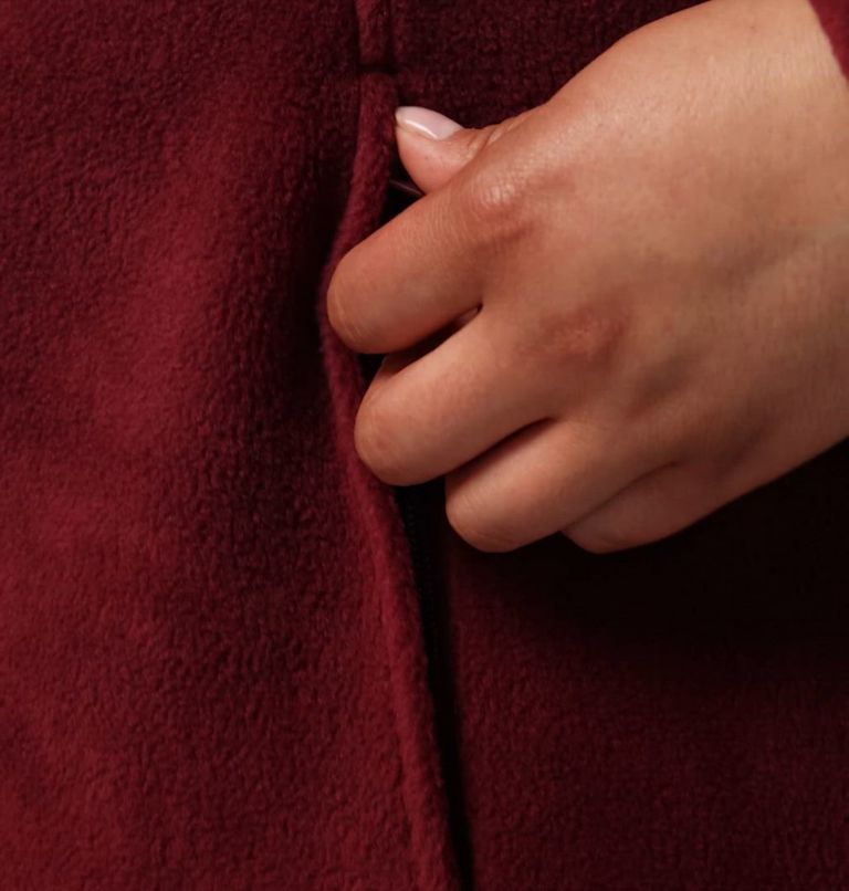 Women's Benton Springs Full Zip Fleece Jacket - Plus Size, Color: Rich Wine