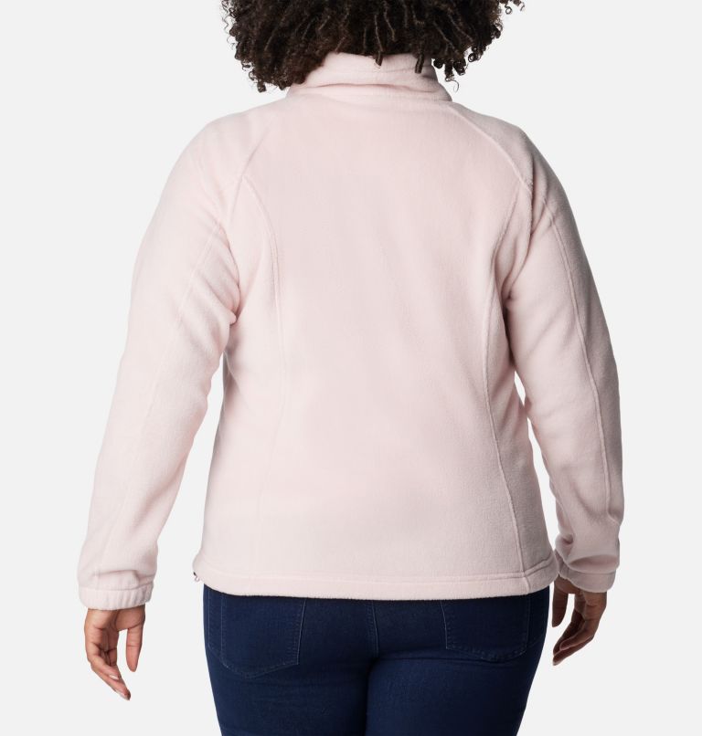 Thumbnail: Women's Benton Springs Full Zip Fleece Jacket - Plus Size, Color: Dusty Pink, image 2