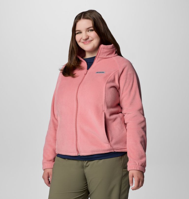 Women's Benton Springs Full Zip Fleece Jacket - Plus Size, Color: Pink Agave, image 4
