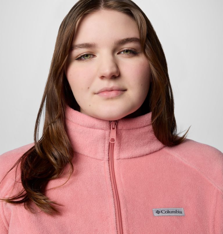 Women's Benton Springs Full Zip Fleece Jacket - Plus Size, Color: Pink Agave, image 5