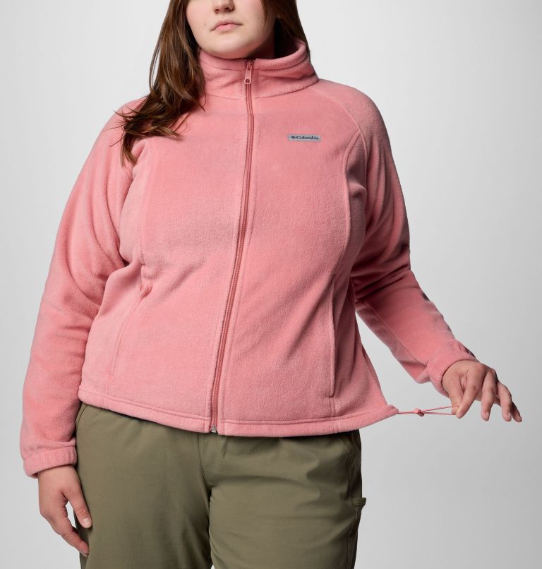 Women's Benton Springs Full Zip Fleece Jacket - Plus Size, Color: Pink Agave, image 6