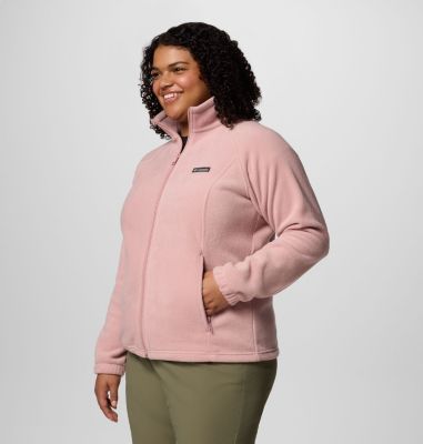 Women's Benton Springs Full Zip Fleece Jacket - Plus Size, Color: Eraser Pink, image 47