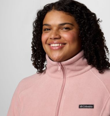 Women's Benton Springs Full Zip Fleece Jacket - Plus Size, Color: Eraser Pink, image 48