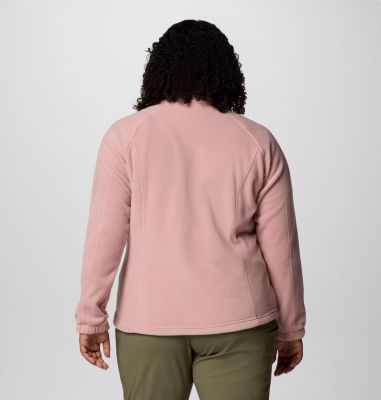 Women's Benton Springs Full Zip Fleece Jacket - Plus Size, Color: Eraser Pink, image 46