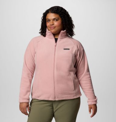 Women's Benton Springs Full Zip Fleece Jacket - Plus Size, Color: Eraser Pink, image 45