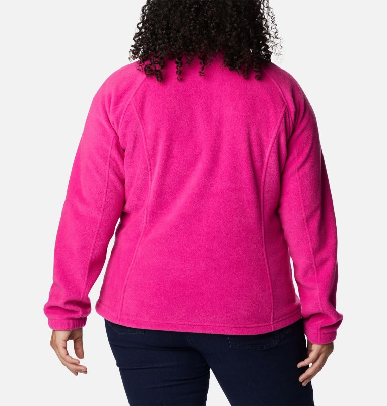 Benton Springs Full Zip | 665 | 2X, Color: Wild Fuchsia, image 2