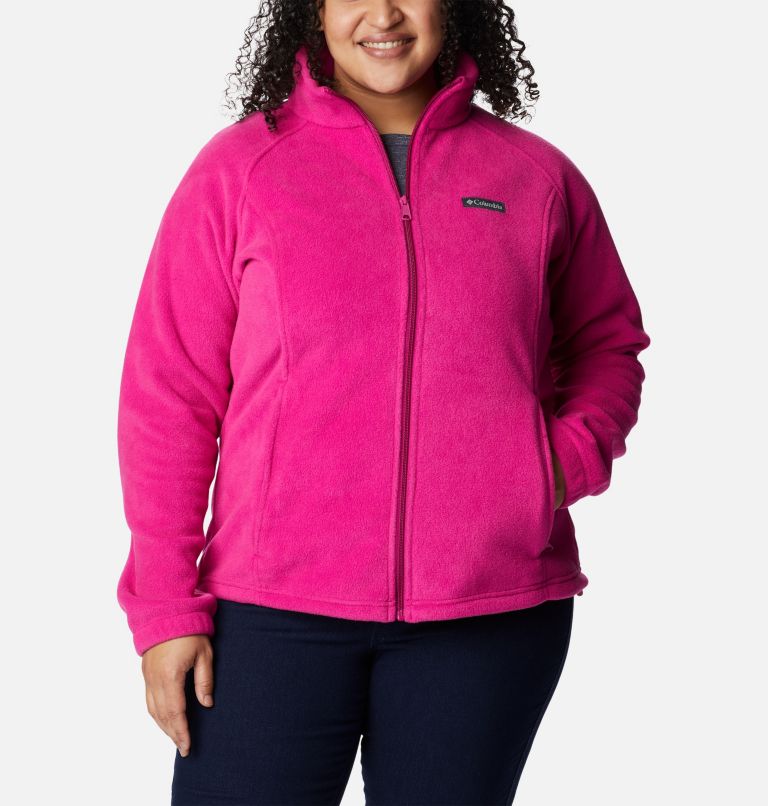 Benton Springs Full Zip | 665 | 2X, Color: Wild Fuchsia, image 1