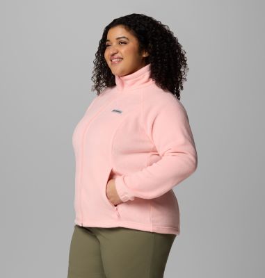 Women's Benton Springs Full Zip Fleece Jacket - Plus Size, Color: Pink Sand, image 43
